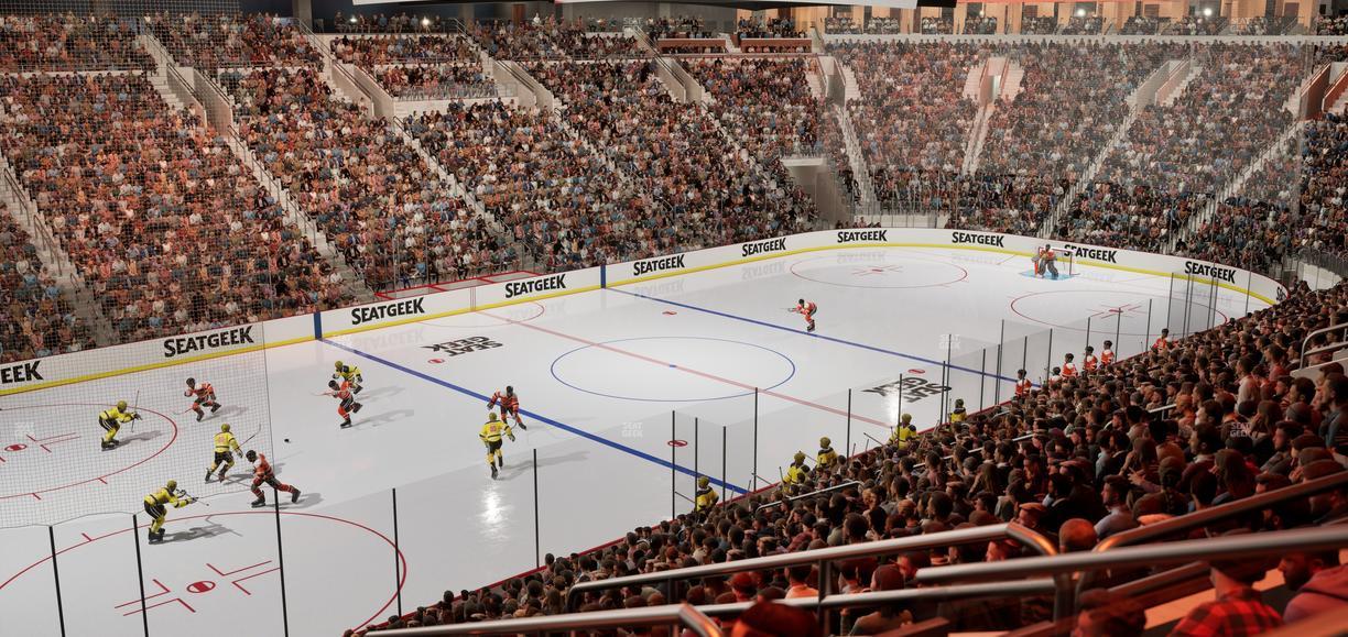 Xfinity Mobile Arena - Section Club Box 22 Seat View