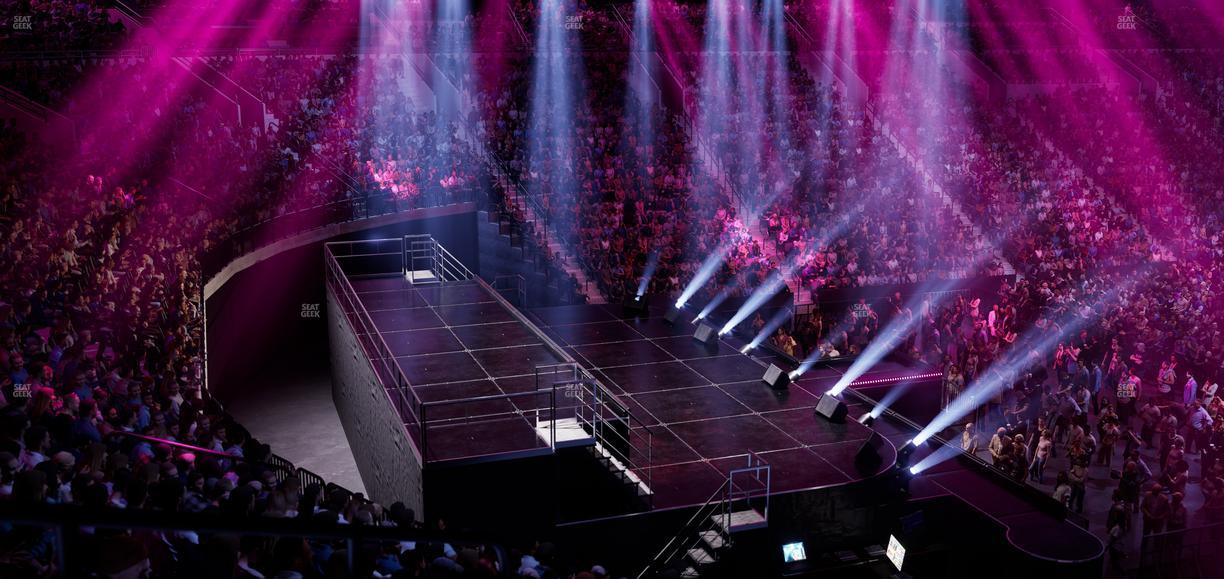 Xfinity Mobile Arena - Section Club Box 22 Seat View