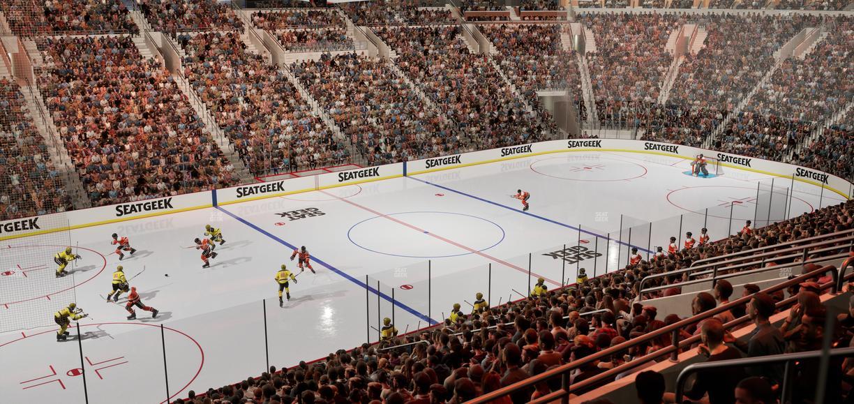 Xfinity Mobile Arena - Section Club Box 23 Seat View