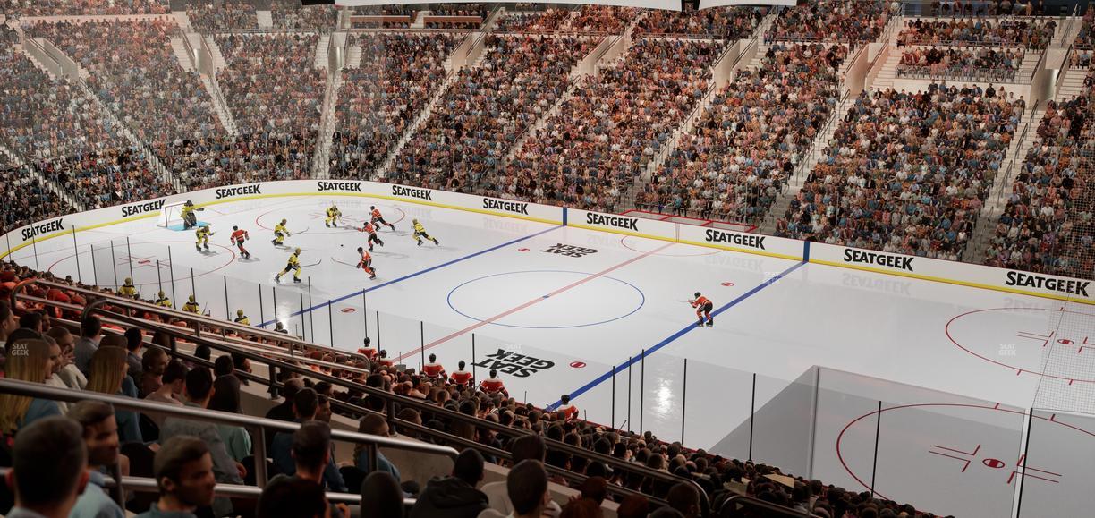 Xfinity Mobile Arena - Section Club Box 3 Seat View