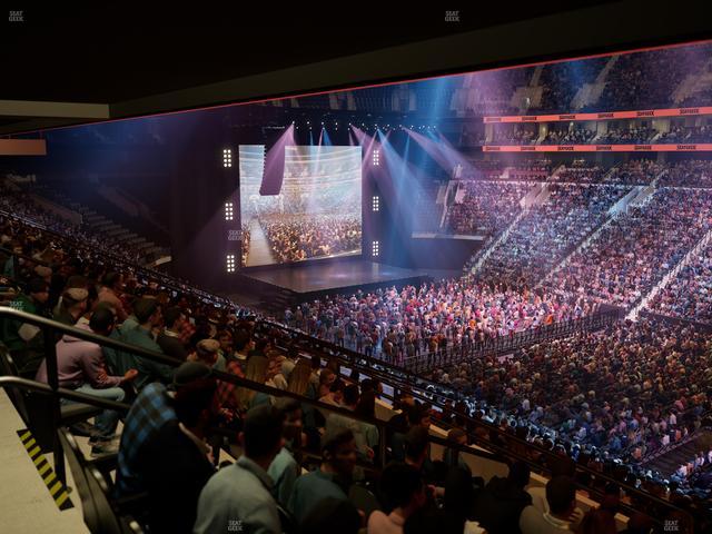 Xfinity Mobile Arena - Section Club Box 3 Seat View