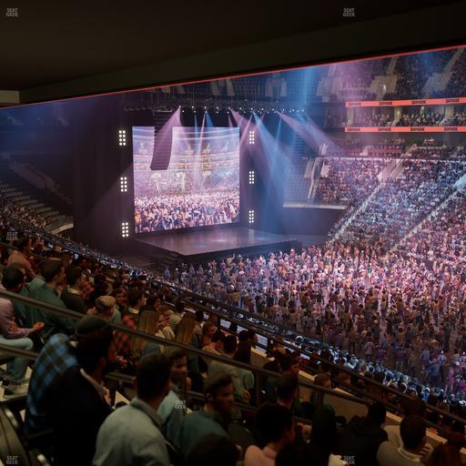 Xfinity Mobile Arena - Section Club Box 3 Seat View