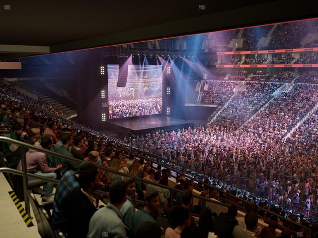 Xfinity Mobile Arena - Section Club Box 3 Seat View