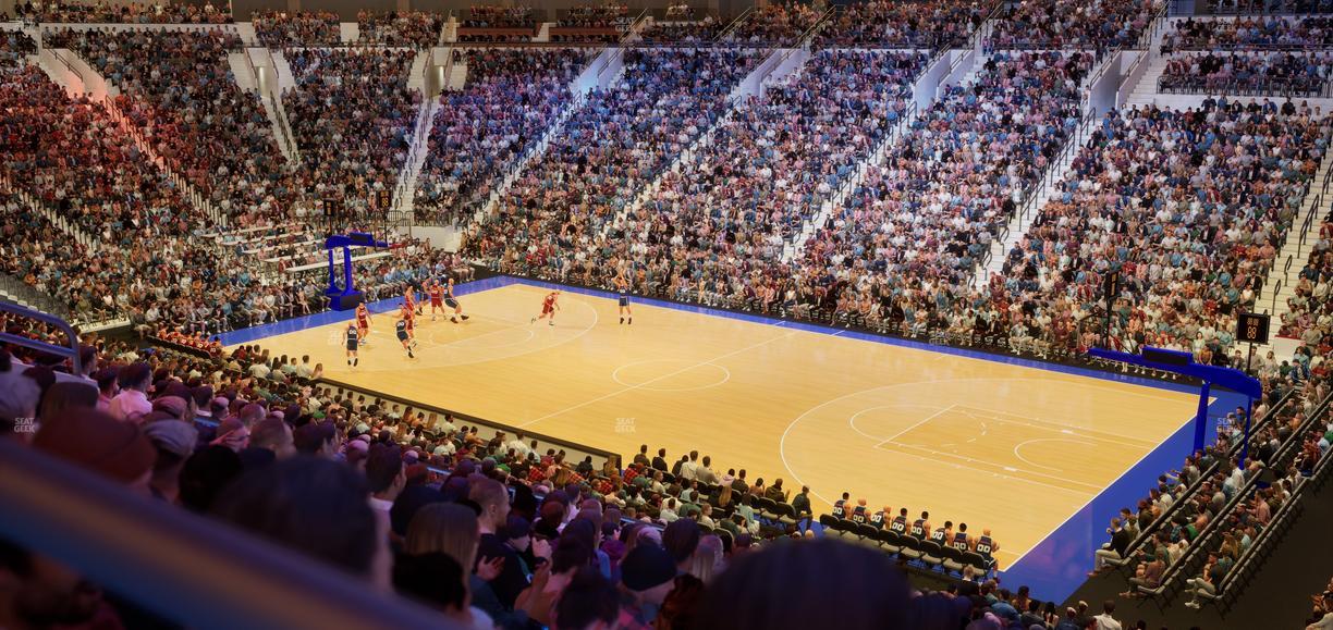 Xfinity Mobile Arena - Section Club Box 3 Seat View