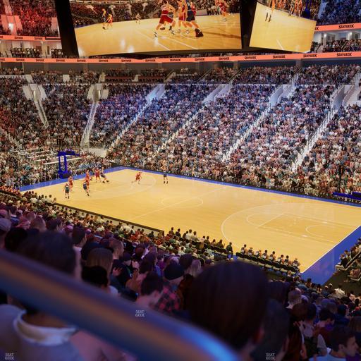 Xfinity Mobile Arena - Section Club Box 3 Seat View