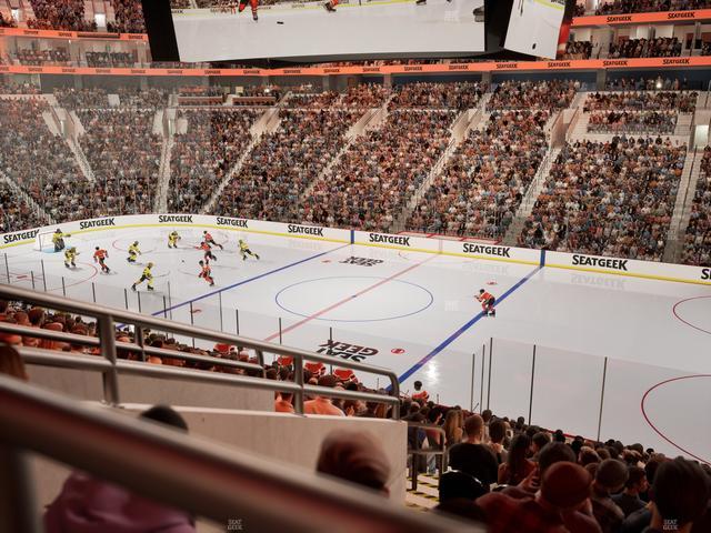 Xfinity Mobile Arena - Section Club Box 3 Seat View