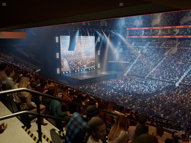 Xfinity Mobile Arena - Section Club Box 3 Seat View