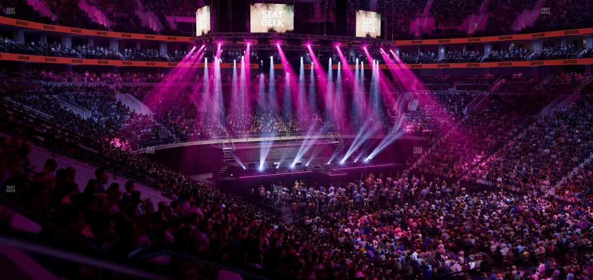 Xfinity Mobile Arena - Section Club Box 4 Seat View