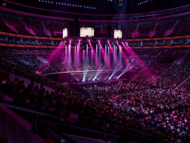 Xfinity Mobile Arena - Section Club Box 4 Seat View