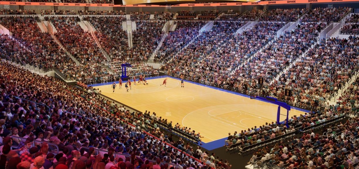 Xfinity Mobile Arena - Section Club Box 4 Seat View