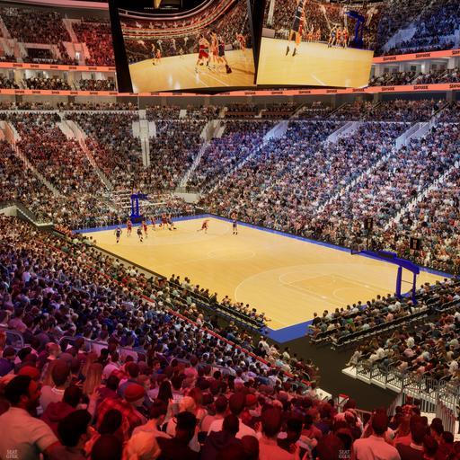 Xfinity Mobile Arena - Section Club Box 4 Seat View