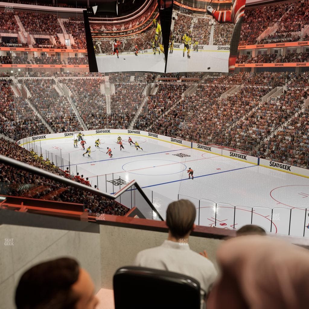 Xfinity Mobile Arena - Section Club Loge A Seat View