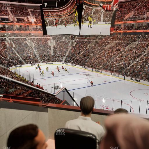 Xfinity Mobile Arena - Section Club Loge A Seat View