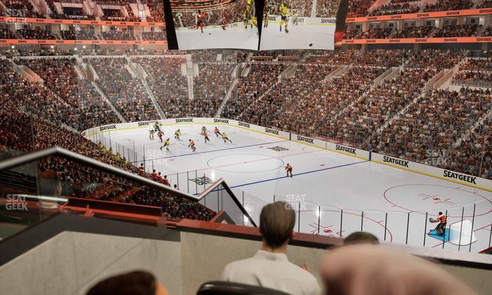 Xfinity Mobile Arena - Section Club Loge A Seat View