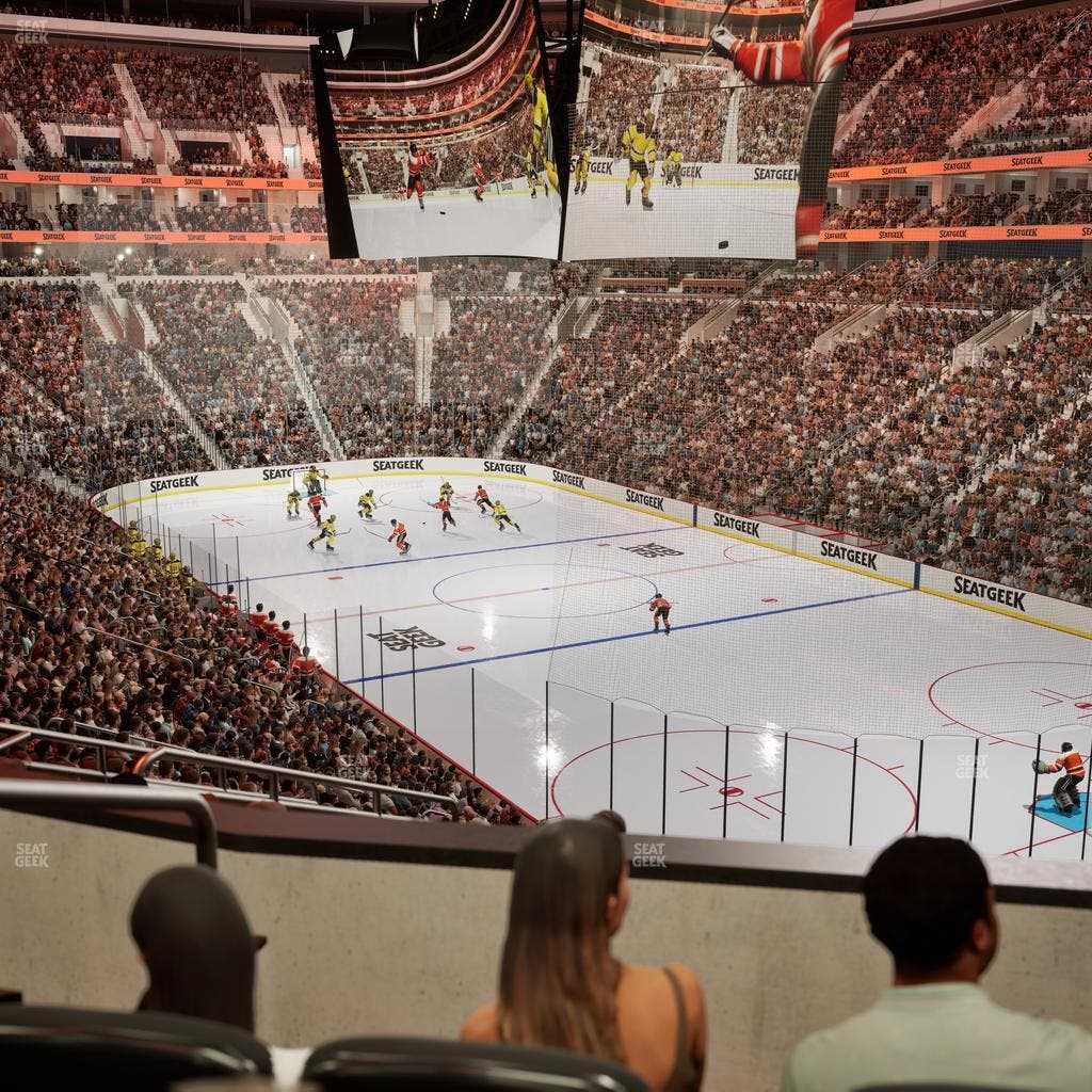 Xfinity Mobile Arena - Section Club Loge B Seat View