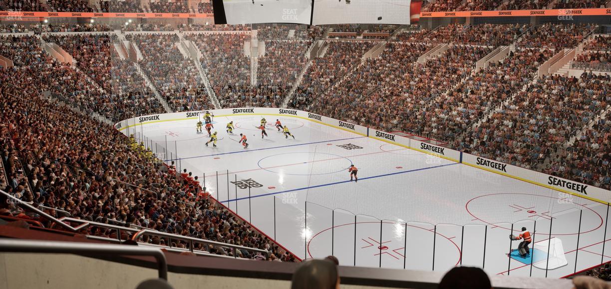 Xfinity Mobile Arena - Section Club Loge B Seat View