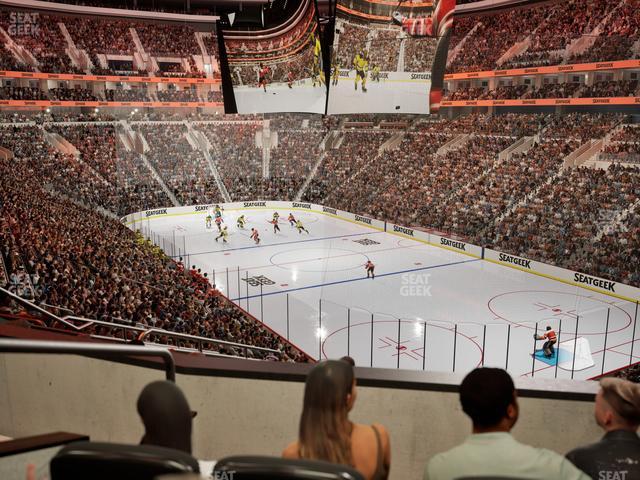 Xfinity Mobile Arena - Section Club Loge B Seat View