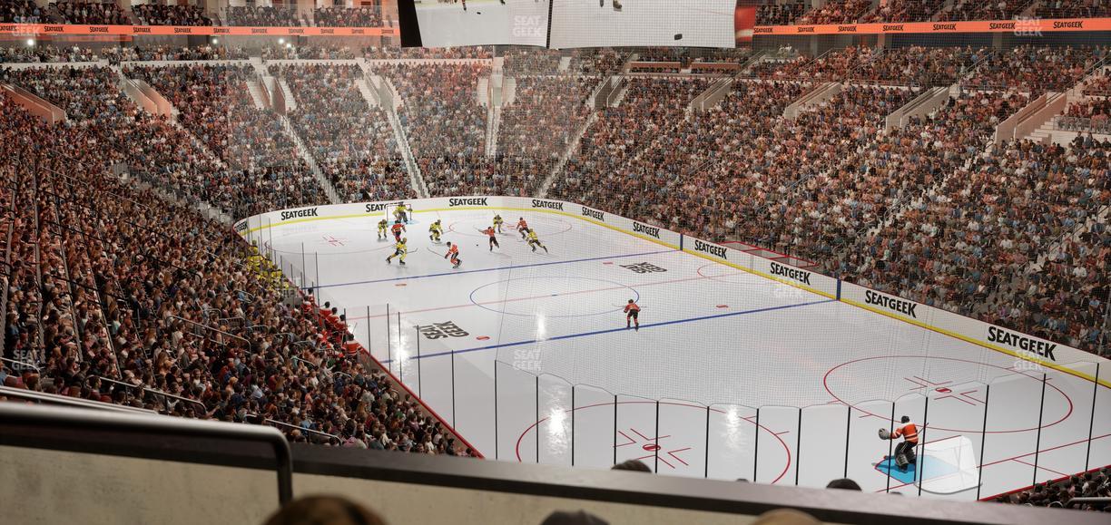 Xfinity Mobile Arena - Section Club Loge C Seat View