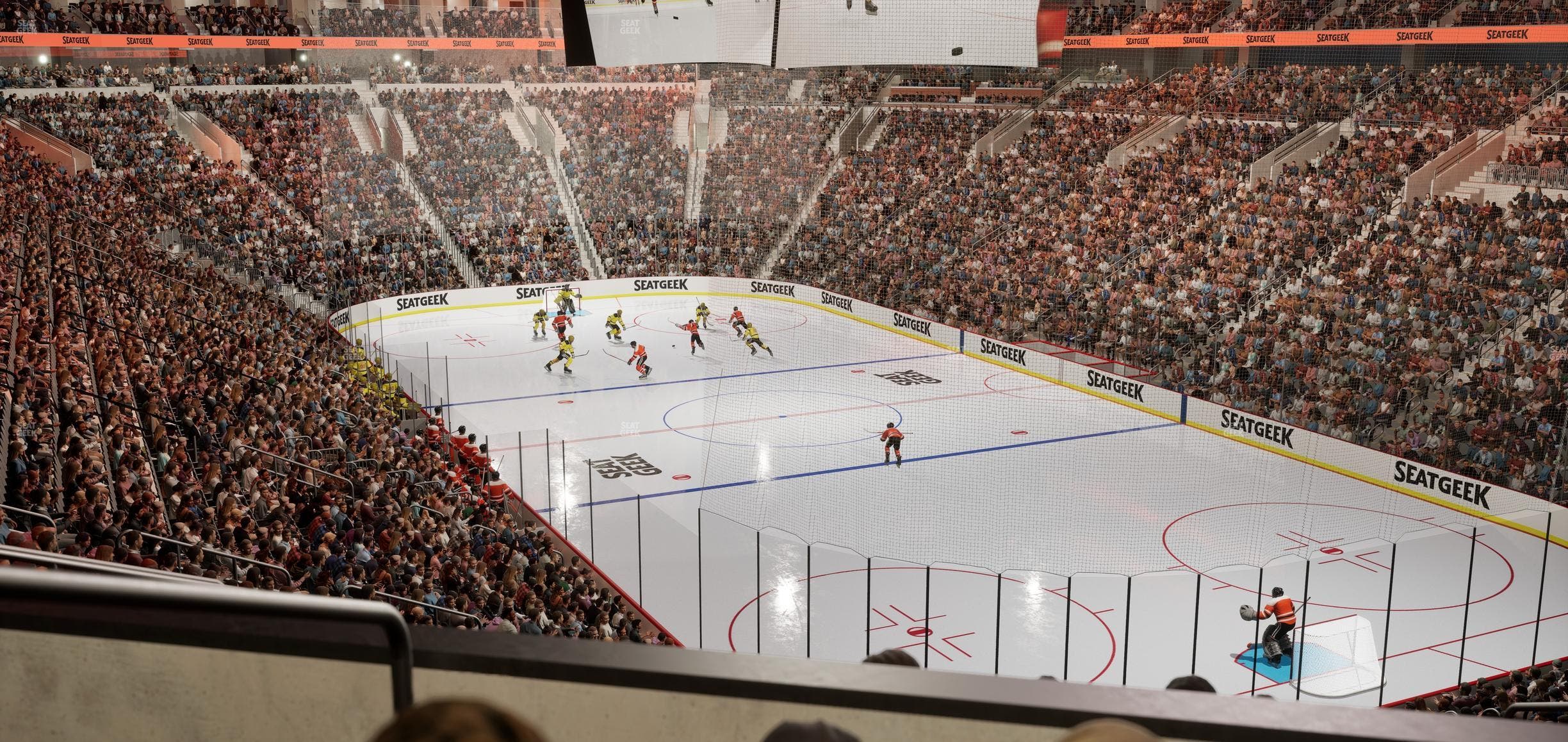 Xfinity Mobile Arena - Section Club Loge C Seat View