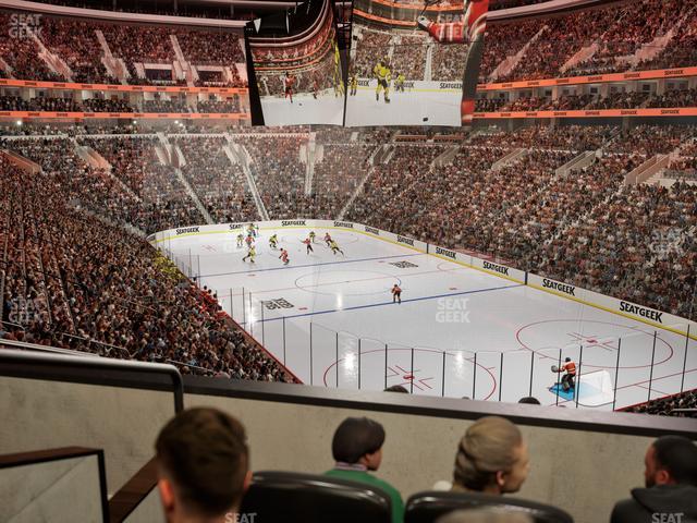 Xfinity Mobile Arena - Section Club Loge C Seat View