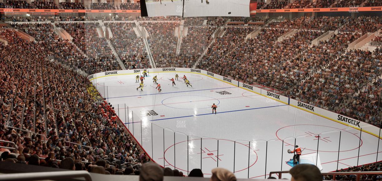 Xfinity Mobile Arena - Section Club Loge D Seat View