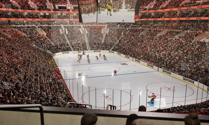 Xfinity Mobile Arena - Section Club Loge E Seat View