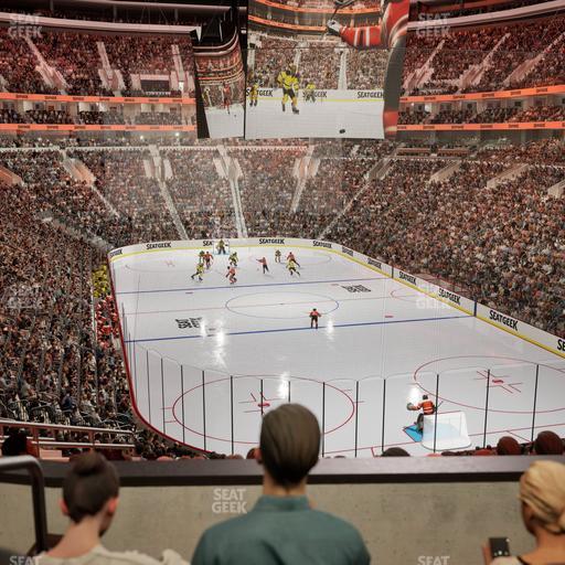 Xfinity Mobile Arena - Section Club Loge F Seat View