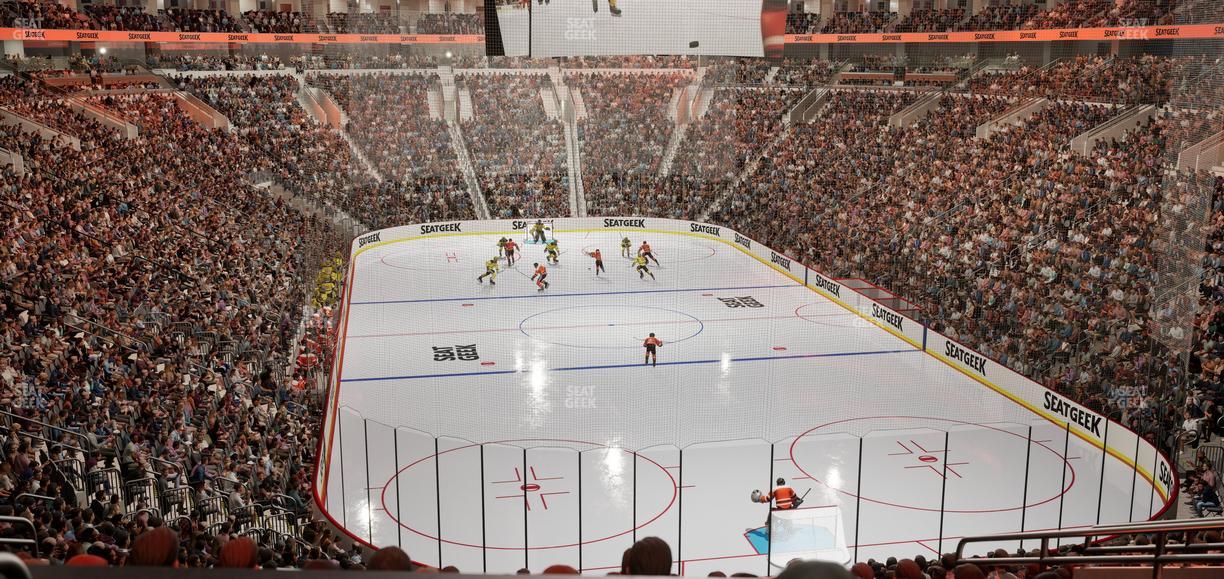 Xfinity Mobile Arena - Section Club Loge G Seat View