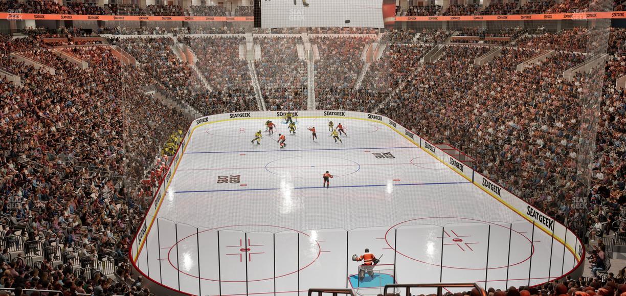 Xfinity Mobile Arena - Section Club Loge H Seat View