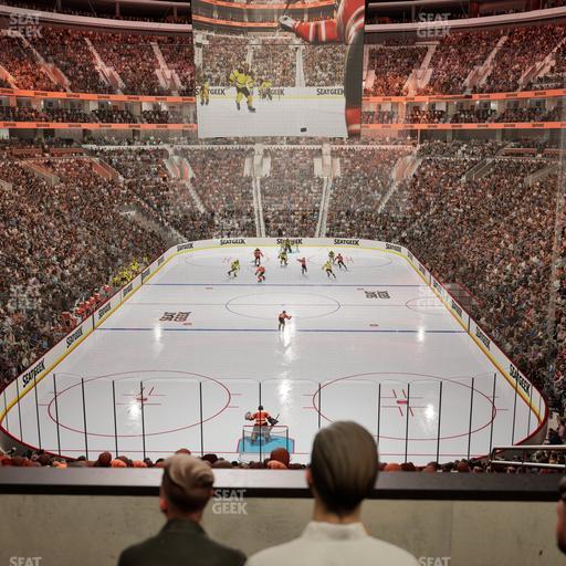 Xfinity Mobile Arena - Section Club Loge J Seat View