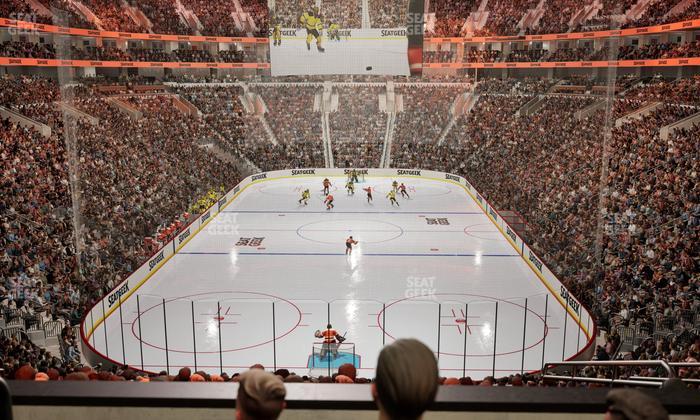 Xfinity Mobile Arena - Section Club Loge J Seat View