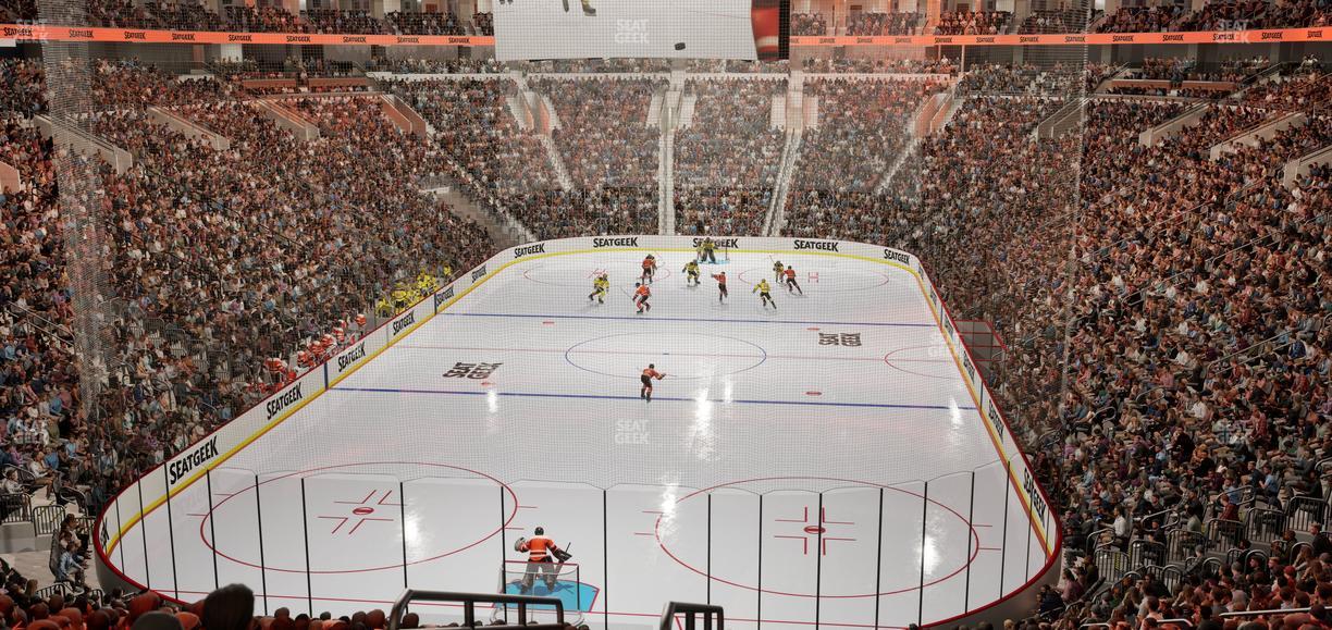 Xfinity Mobile Arena - Section Club Loge K Seat View