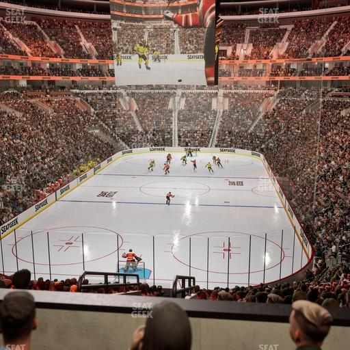 Xfinity Mobile Arena - Section Club Loge K Seat View