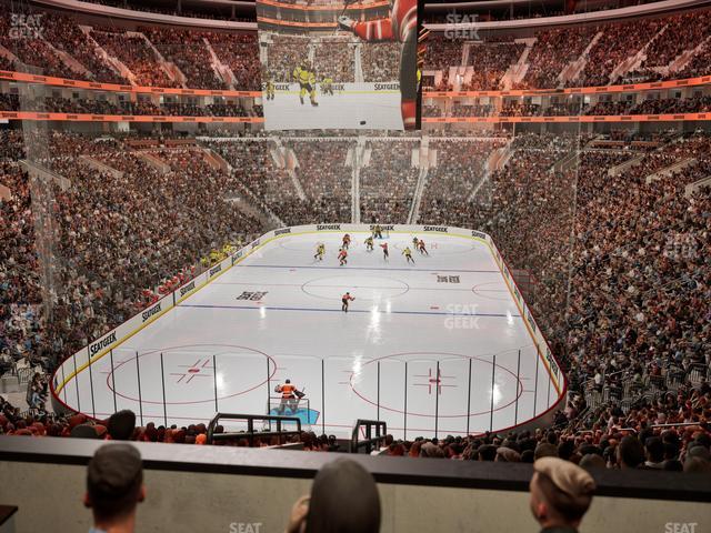 Xfinity Mobile Arena - Section Club Loge K Seat View