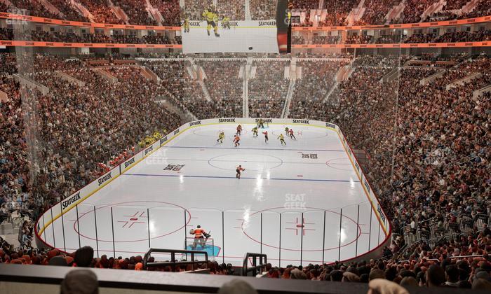 Xfinity Mobile Arena - Section Club Loge K Seat View
