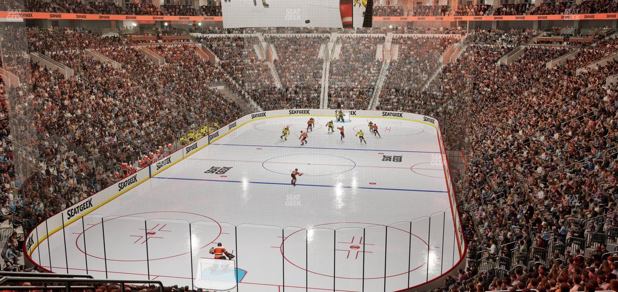 Xfinity Mobile Arena - Section Club Loge L Seat View