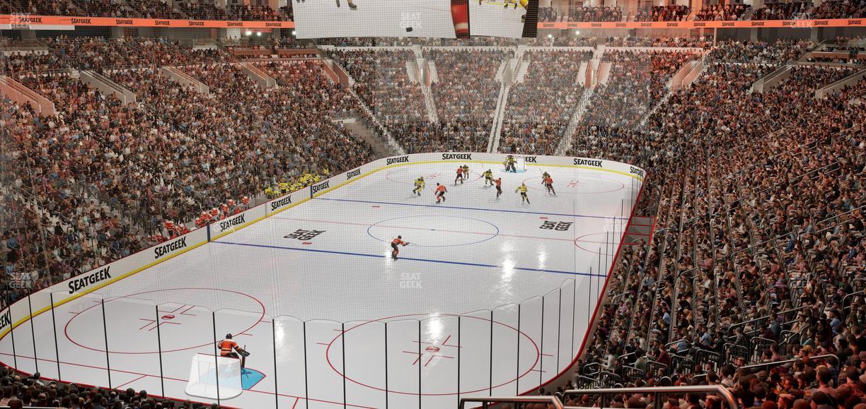Xfinity Mobile Arena - Section Club Loge N Seat View