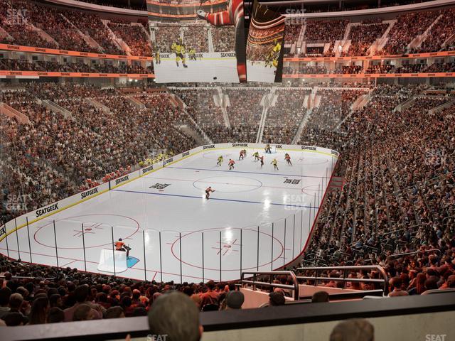Xfinity Mobile Arena - Section Club Loge N Seat View