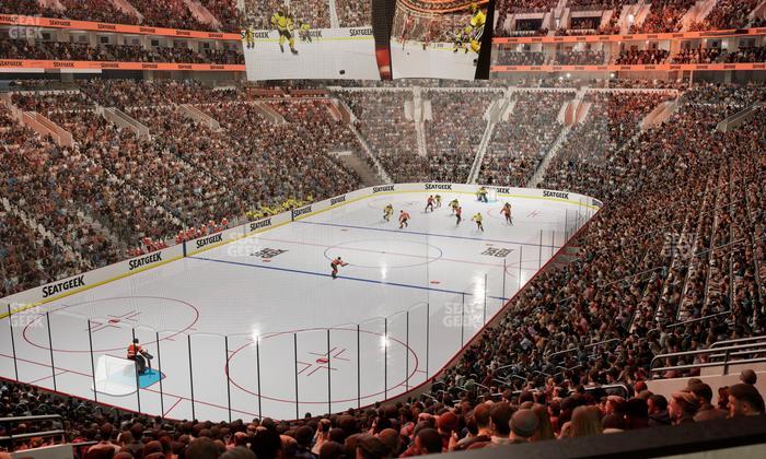 Xfinity Mobile Arena - Section Club Loge P Seat View