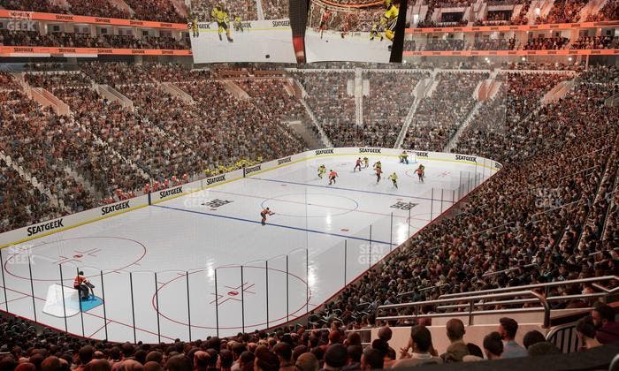 Xfinity Mobile Arena - Section Club Loge Q Seat View