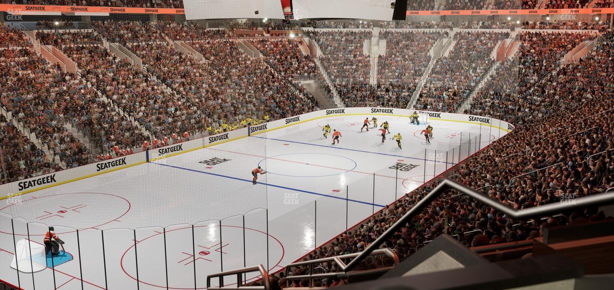 Xfinity Mobile Arena - Section Club Loge R Seat View