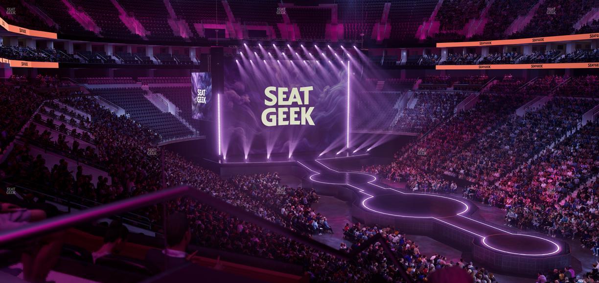 Xfinity Mobile Arena - Section Club Suite A Seat View