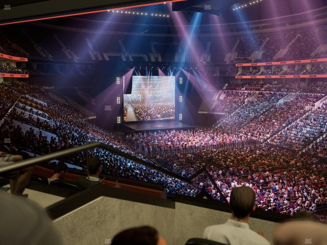 Xfinity Mobile Arena - Section Club Suite A Seat View