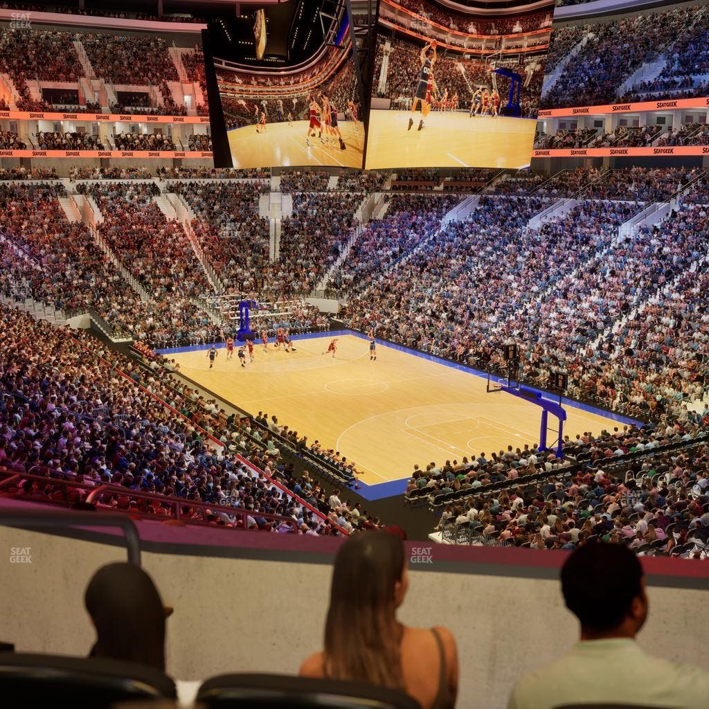 Xfinity Mobile Arena - Section Club Suite B Seat View