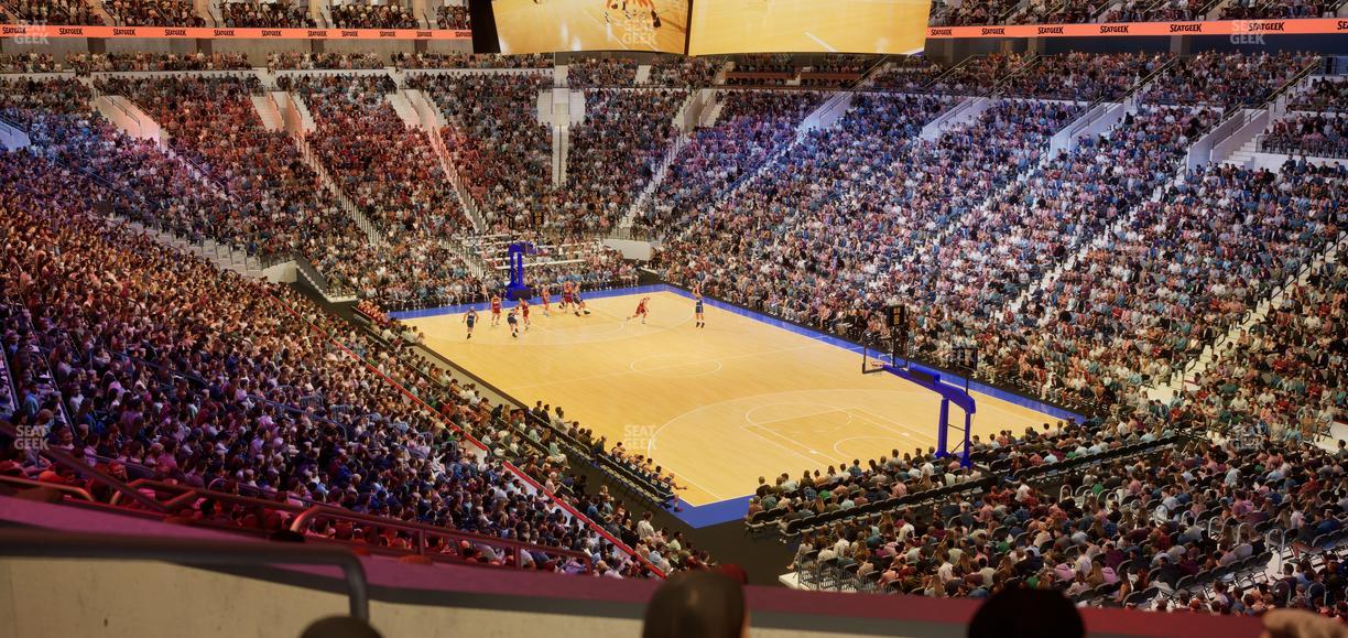 Xfinity Mobile Arena - Section Club Suite B Seat View