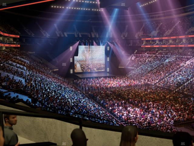 Xfinity Mobile Arena - Section Club Suite B Seat View