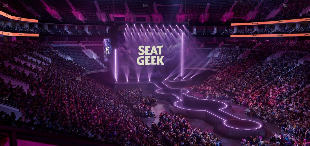 Xfinity Mobile Arena - Section Club Suite C Seat View