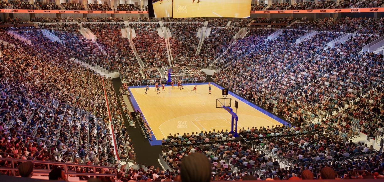 Xfinity Mobile Arena - Section Club Suite F Seat View