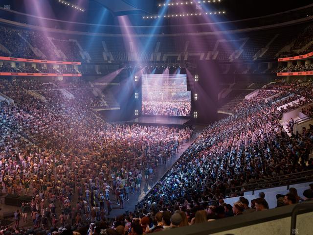 Xfinity Mobile Arena - Section Club Suite P Seat View