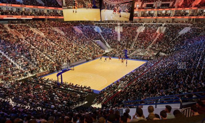 Xfinity Mobile Arena - Section Club Suite Q Seat View